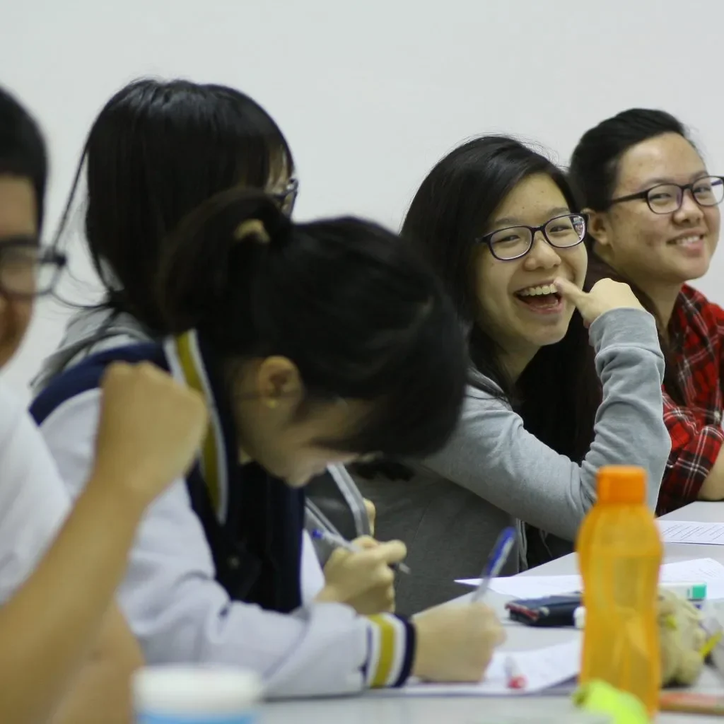 TET's students having fun with their a level economics class under rtp program