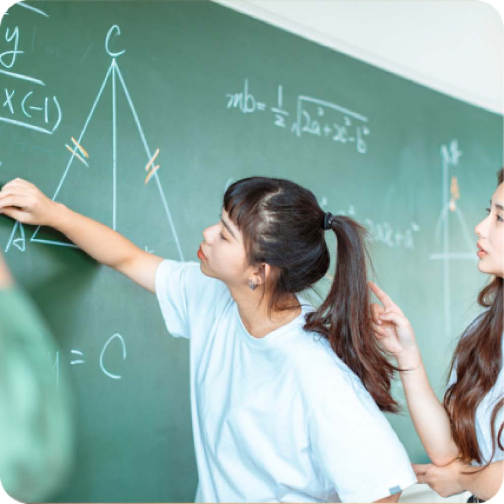 Students participating in interactive economics lessons